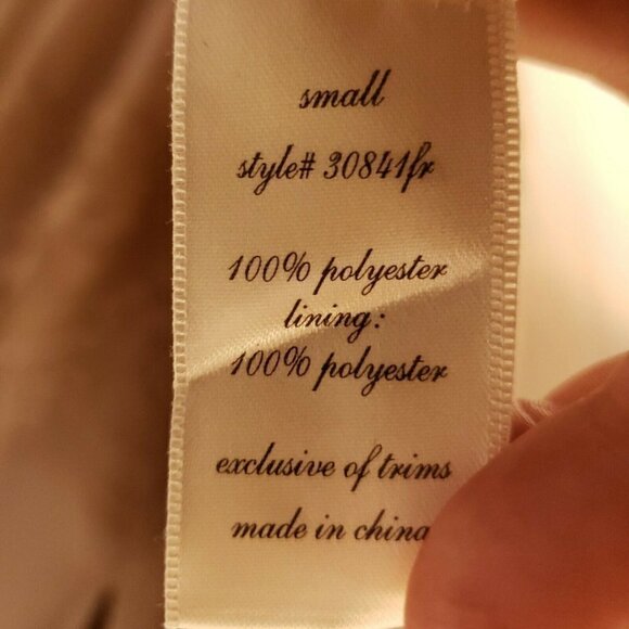 Alya Tan Sleeveless Halter Swing Dress Small - Picture 6 of 6